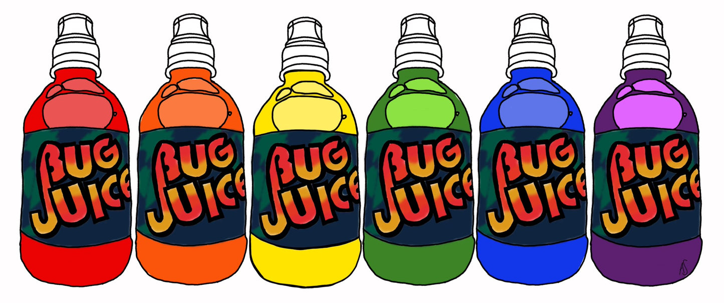 queer bug juice sticker